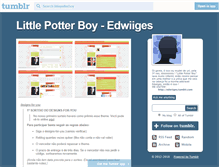 Tablet Screenshot of littlepotterboy.tumblr.com