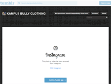 Tablet Screenshot of kampusbullyclothing.tumblr.com