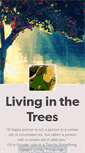 Mobile Screenshot of livinginthetrees.tumblr.com