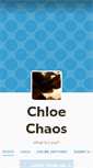 Mobile Screenshot of chloe-chaos.tumblr.com
