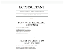 Tablet Screenshot of econsultant.tumblr.com