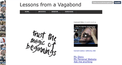 Desktop Screenshot of lessonsfromavagabond.tumblr.com