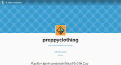 Desktop Screenshot of preppyclothing.tumblr.com