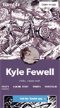 Mobile Screenshot of kylefewell.tumblr.com