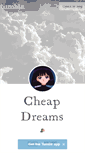 Mobile Screenshot of cheapdreams.tumblr.com