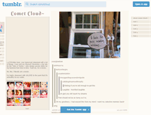Tablet Screenshot of cometcloud.tumblr.com