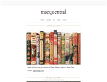 Tablet Screenshot of insequential.tumblr.com