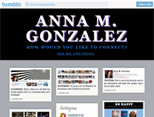 Tablet Screenshot of annamgonzalez.tumblr.com