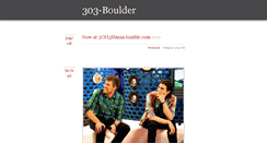 Desktop Screenshot of 303-boulder.tumblr.com