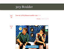 Tablet Screenshot of 303-boulder.tumblr.com