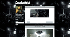 Desktop Screenshot of canadianmetal.tumblr.com