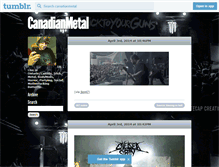 Tablet Screenshot of canadianmetal.tumblr.com