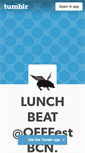 Mobile Screenshot of lunchbeatbarcelona.tumblr.com