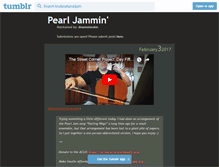 Tablet Screenshot of kcufyeahpearljam.tumblr.com