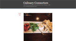 Desktop Screenshot of culinaryconnectors.tumblr.com