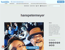 Tablet Screenshot of hanspetermeyer.tumblr.com