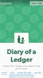 Mobile Screenshot of diaryofaledger.tumblr.com
