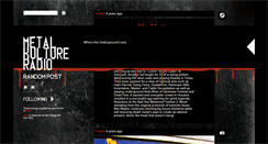 Desktop Screenshot of metalkultureradio.tumblr.com