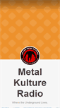 Mobile Screenshot of metalkultureradio.tumblr.com