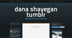 Desktop Screenshot of danashayegan.tumblr.com