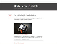 Tablet Screenshot of dailyjenn.tumblr.com