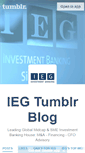 Mobile Screenshot of iegbanking.tumblr.com