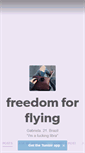 Mobile Screenshot of freedomforflying.tumblr.com