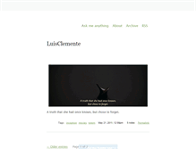 Tablet Screenshot of luisclemente.tumblr.com