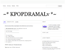 Tablet Screenshot of kpopdramalv.tumblr.com