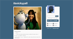 Desktop Screenshot of itsnickyyall.tumblr.com