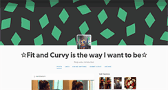 Desktop Screenshot of fitncurvy.tumblr.com