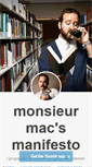 Mobile Screenshot of monsieur-mac.tumblr.com