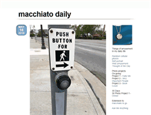 Tablet Screenshot of macchiatodaily.tumblr.com