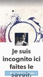 Mobile Screenshot of je-suis-incognito.tumblr.com