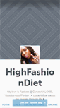 Mobile Screenshot of highfashiondiet.tumblr.com