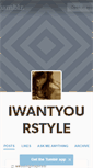 Mobile Screenshot of iwantyourstyle.tumblr.com