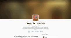 Desktop Screenshot of creepicrawlies.tumblr.com