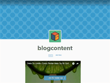 Tablet Screenshot of blogcontent.tumblr.com