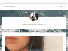 Tablet Screenshot of oneelleofablog.tumblr.com