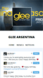 Mobile Screenshot of gleeargentina.tumblr.com