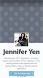 Mobile Screenshot of jenniferyen.tumblr.com