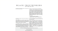 Desktop Screenshot of blackfreethinkers.tumblr.com