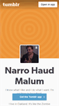 Mobile Screenshot of narrohaudmalum.tumblr.com