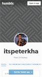 Mobile Screenshot of itspeterkha.tumblr.com