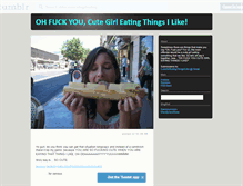 Tablet Screenshot of ohfuckyoucutegirleating.tumblr.com