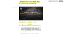 Desktop Screenshot of futureoffoodwewant.tumblr.com