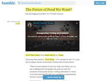 Tablet Screenshot of futureoffoodwewant.tumblr.com