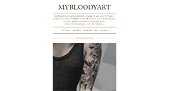 Desktop Screenshot of mybloodyart.tumblr.com