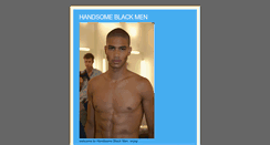 Desktop Screenshot of handsomeblackmen.tumblr.com