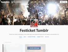 Tablet Screenshot of festicket.tumblr.com